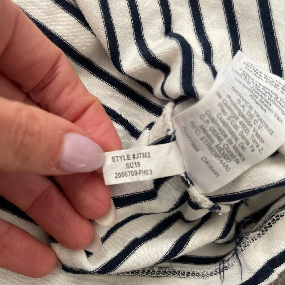 J. Crew Striped Blouse